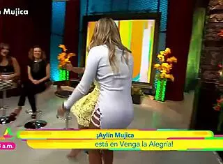 Hey check Aylin Mujica with marked nipples and huge ass in that mini dress upskirt clip