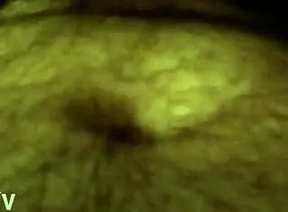 Curly Girl with Glasses Sucking on Hidden Camera in Israeli Setting