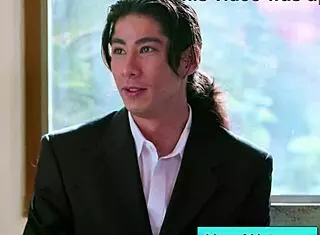 sexy blonde masseuse with big tits and ass explains nuru massage to her client.