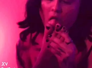 Does this sexy Latina goddess's feet licking and face sitting in bound femdom threesome satisfy your dirty fetish!