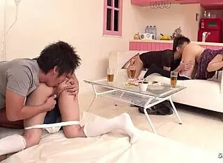 Two Japanese Couples Engage In Uncensored Wife Swap Swinger Foursome Sex