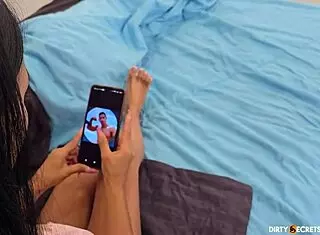 I fuck with my lover but he slips and shoves his big cock up my ass for rough anal action!