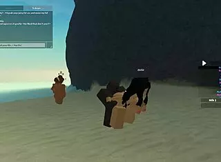 Roblox Porn With Rough Anal Whore Riding Big Black Cock