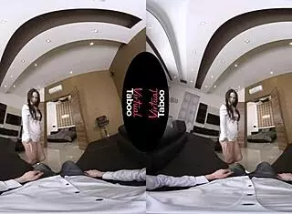 Virtual taboo explores lips in pov big ass brunette shaved pussy scene