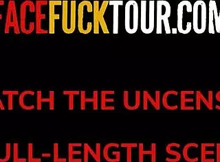 petite blonde 18yo feels so thrilled as cock whore getting covered in milky cum after deepthroat blowjob