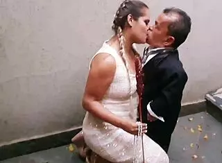 Paty Bumbum Marries Famous Brazilian Dwarf Ze Pequeno on Honeymoon with Intense Anal Action