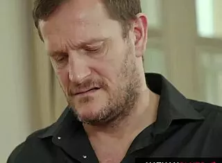 Hot teen 18+ lady Dee was teasing her stepfather when he pounded her tight pussy bareback in doggystyle quickie.