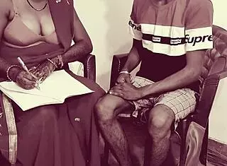 hot indian teacher shares kama sutra lessons with eager student