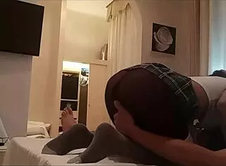 check out this milf in sexy nylons and pantyhose getting mouth ass and pussy fucked hard with deepthroat gagging.