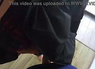 Milfycalla Very Shiny Leggins And A Lot Of Cum On New Puffy Downjacket For My Impotent Husband 171- Preview