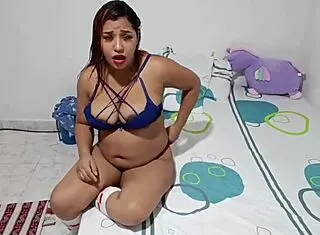 With red panties and red lips just how you like it daddy while I bend over doggystyle pregnant