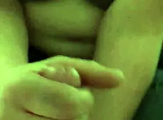 Girlfriend Rubs My Big Hard Cock for 1st Time Prostate Play with Milking!