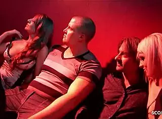 Intense Anal Sex Orgy At Strip Club Featuring Three Sexy Milfs Banging Clients In Gangbang Without Condoms Close Up