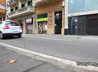 i got this tranny fucked hard for cash in wild action