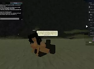 Roblox Porn With Rough Anal Whore Riding Big Black Cock