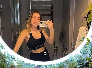 Shy girl Eva Tender turns naughty lesbian with Bella Mur through kissing and cunilingus.