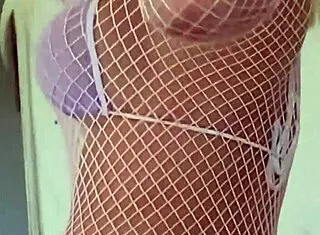 blonde babe takes big cock deep in her shaved pussy and ass