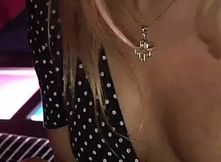 Hot sex with sweety blonde milf mom in fishnets and heels for anal creampie swallow