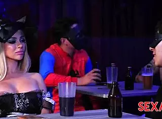 Hey, check out this sexy witch gatita veve from sexmex getting a quickie fuck with big tits blowjob