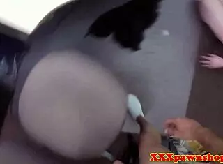 hey broke babe why are you fucking pawnbroker on hidden cam for cumshot facial in reality voyeur spying?