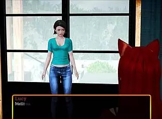 My New Family 379 with Amateur Big Tits Big Ass Redhead in Erotic Homemade Game