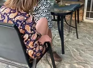 I take stepmom outdoors for mutual masturbation fingering her shaved pussy until squirting creampie in doggystyle