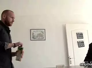 French Blonde Mature In Gangbang With Anal Fucking