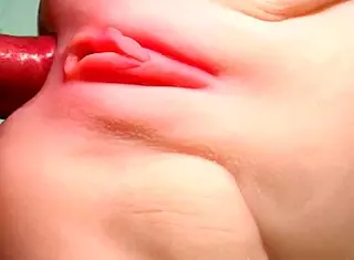 why does it feel so good in the ass with double penetration toys and close up shaved pussy action?