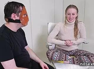 flirty cutie gets brought to asshole asylum for awkward treatment with ass licking and ass to mouth 😈