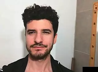 Hey, check out this sexy skinny guy with a monster cock jerking off solo in homemade video, huge load coming from that small waist body.