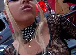 i feel so turned on as obvious slut got banged by guy at car fair in ass with big clit