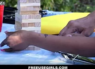 Freeusegirls - freeuse big tits black teen 18+ stepdaughter used by stepdad during family barbeque - lily starfire dorian del isla?