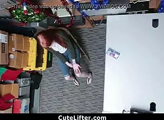 Hey thief, you're caught stealing electronics so now take this big cock punishment in the garage!