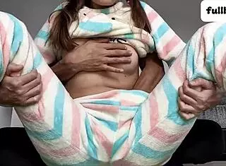 i can't believe stepdad is groping my tight pussy and small tits again