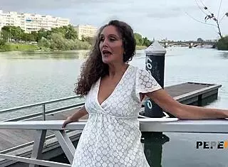 I'm the gilf Mavi Bubbly craving that young cock double dose. Give this mature Spanish granny a rough cowgirl ride now.