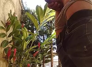 Soloboy Performs Outdoor Masturbation With Detailed Hand Strokes And Close-Up Focus On Solo Action