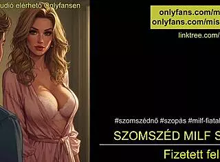 Hungarian Neighbor Milf Delivers Steamy Jerk Off Instructions in Audio Session