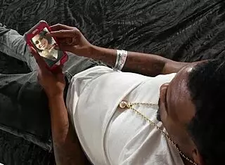 I love how ink queen Genevieve Sinn makes Rome Major cum on her big tits