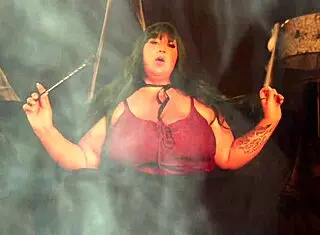Do You Want To See Witchy Halloween Action With Brother Love And Huge Cock? Massive Cum On Tits Covers Curvy Bbw Whore!