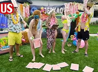 jerkaoke summertime orgy asks, who's joining madison morgan rosalyn sphinx for wild fucking blowjob action?