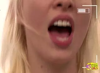 blondes stevie lix and trillium head to a wild audition for some taboo lesbian action.