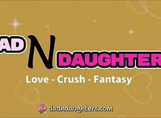 nasty stepdaughters tease and satisfy their eager stepdaddy in reality