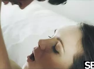 Step sister blowjob beauty sucks and fucks to wild multiple orgasms