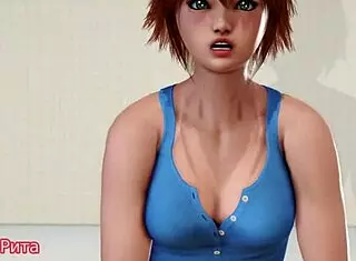 Asian Milf with Big Nipples and Huge Tits Orgasms from Cock Sex in Erotic Japanese Massage with Cosplay Underwear and Toilet Cunt Licking