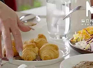 Modelmedia Asia Explores Blended Family with Stepmother's Sex Education in Group Cowgirl Action