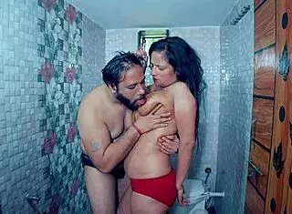 Unexpected Encounter as Desi Stepmom Faces Intense Bathroom Moment with Stepson