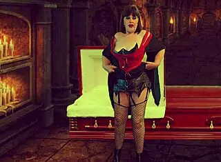 granny vampyra licked & dicked to supernatural orgasm in bbw cougar mature fat milf homemade session with kissing and cunilingus