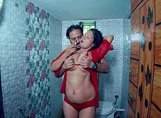 Unexpected Encounter as Desi Stepmom Faces Intense Bathroom Moment with Stepson