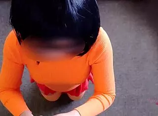 Velma Takes Off Glasses By Accident With Careless Moment Velma Sucking Big Cock And Penetrated In Doggystyle