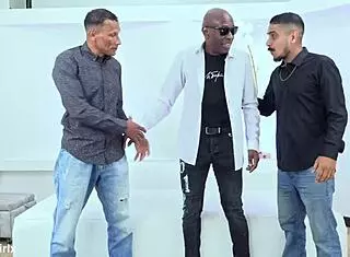 mike and bruno break sussys round ass with anal piss leading to latina creampie